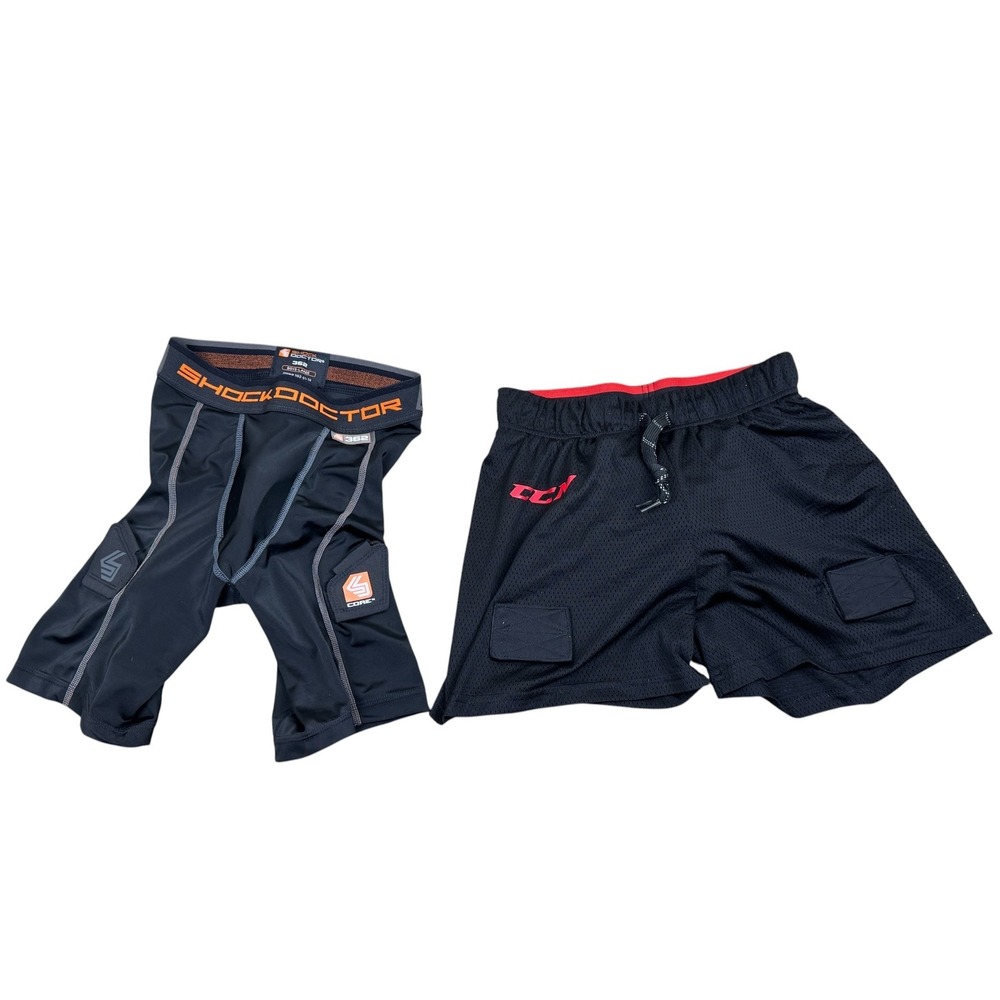 Shock Doctor Core Compression Hockey Shorts Base Layer #362 Boys Large CCM